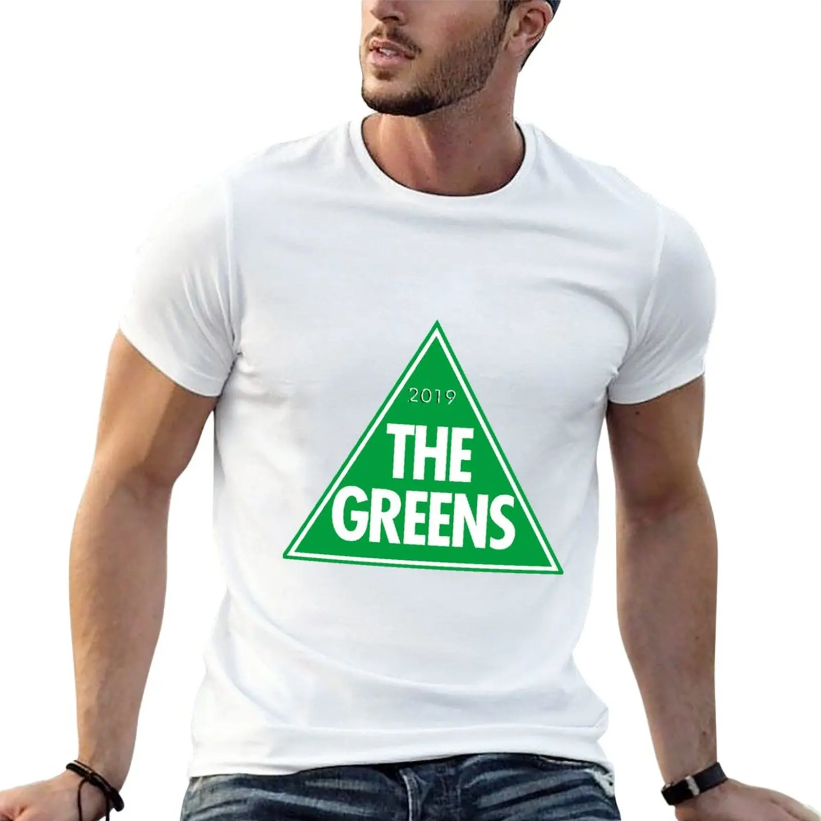 

The Greens: The Green Party of Australia 2019 Logo T-Shirt funnys quick-drying heavyweight t shirts for men