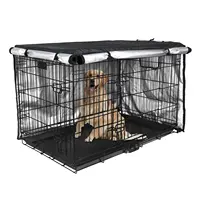 Dog Cage Rainproof Dust Covers Outdoor Universal Dog Wire Crate Cover Waterproof Sun Protection Durable Pet Kennel Case 1