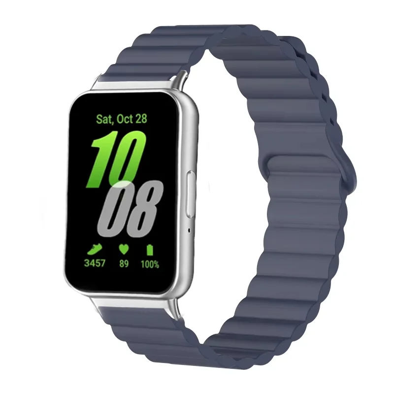 Magnetic Silicone Sport Watch Band - Unisex Fitness Bracelet Accessory