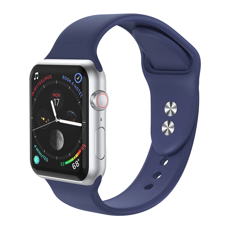 Premium Silicone Smartwatch Wristband Bracelet, Ultra-Durable and Comfortable
