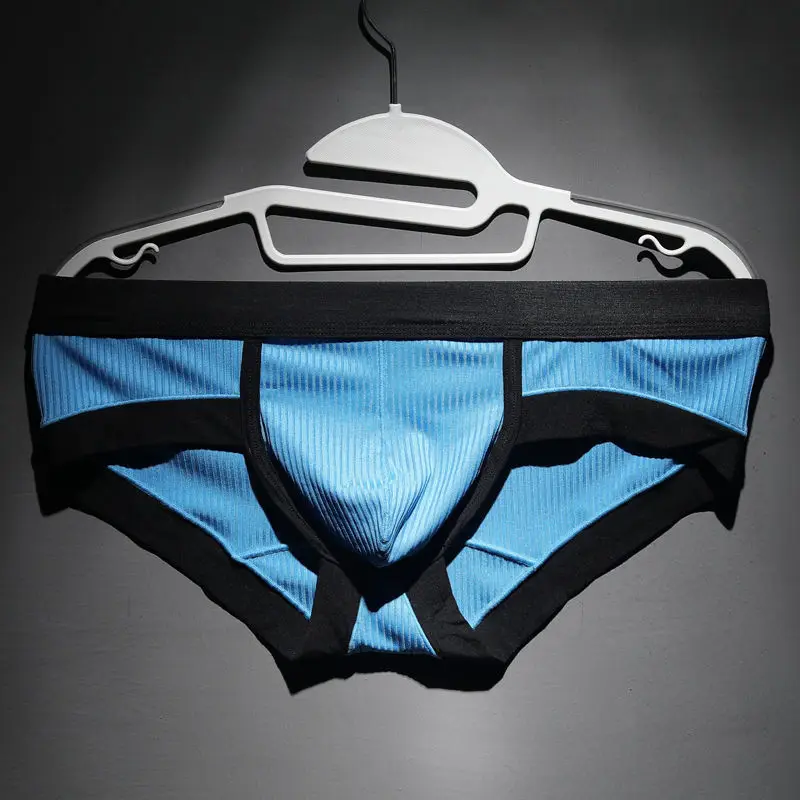 Factory Direct Supply Men's New Panties Triangle Comfort Breathable Polyester Arm Summer Student Youth Sports Trend Sexy Men