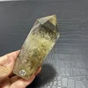 298g High Quality Natural Polished Clear Smoky Citrine Quartz Point with Rainbow Crystal Tower For Decoration 4