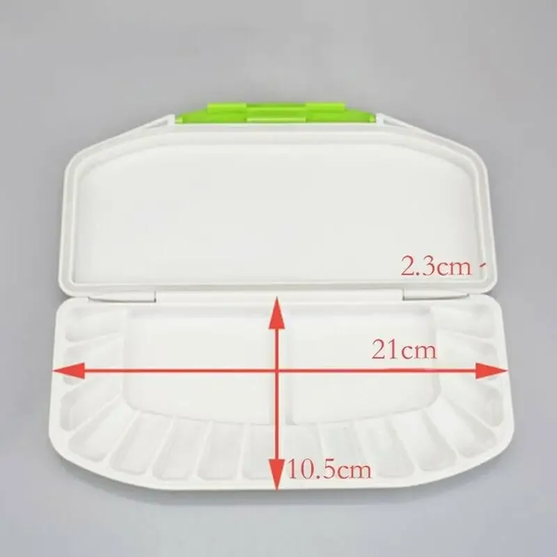 1Pc Folding Watercolor Palette Airtight Leak-proof Art Supply Acrylic Painting Oil Paint