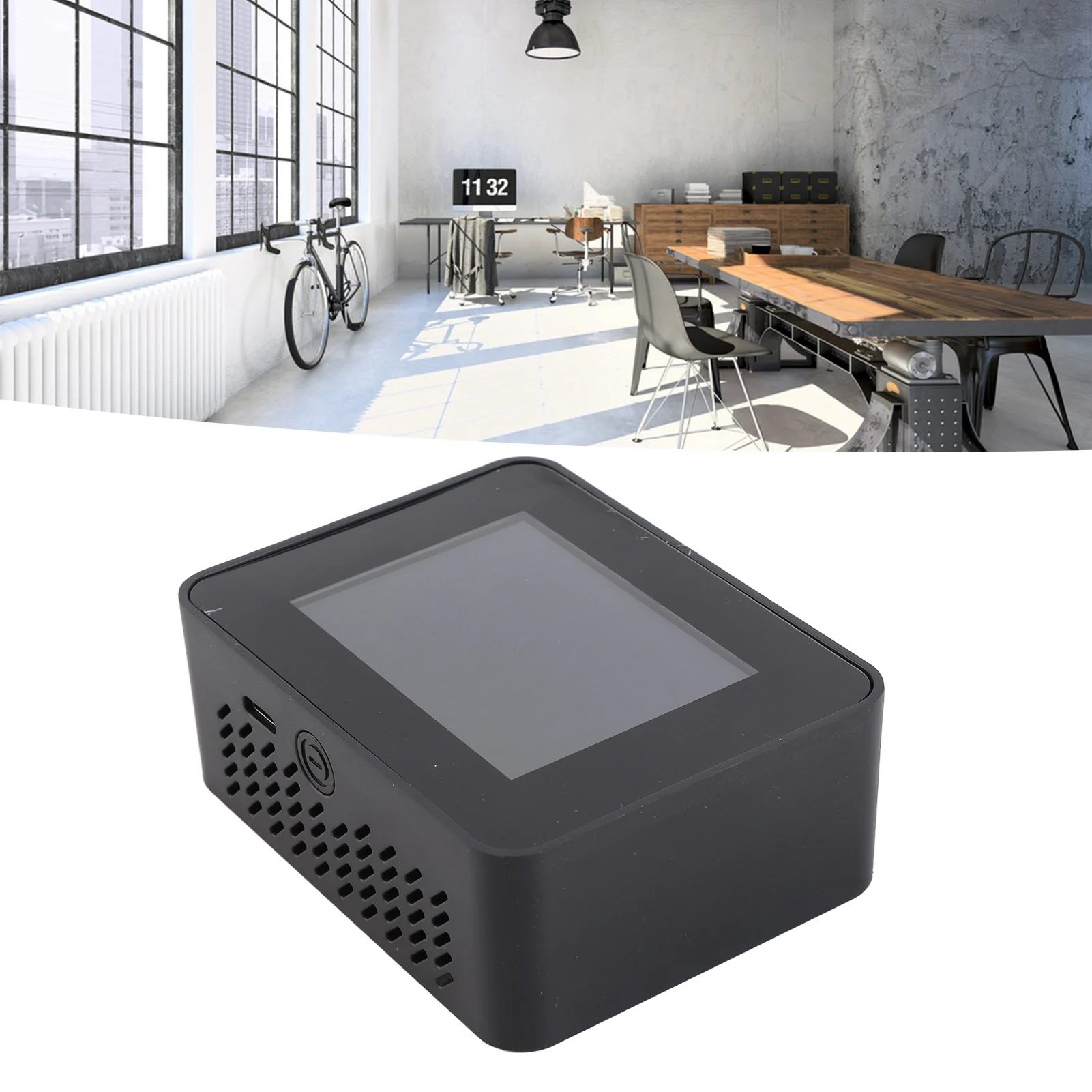 Black CO2 Carbon Dioxide Detector LCD TVOC HCHO Temperature Humidity Air Quality Meter TVOC HCHO Detector Air Quality