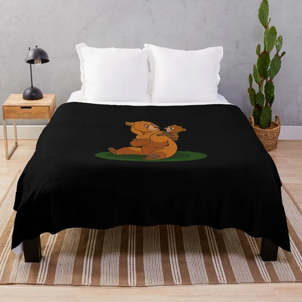 

Brother Bear Throw Blanket Custom Fluffys Large Designers Fluffy Softs Blankets