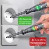 Portable Handheld Voltage Tester Pen Electric Screwdriver Test Pencil Zero Line Induction Power Detector Voltmeter Tester Tools 6