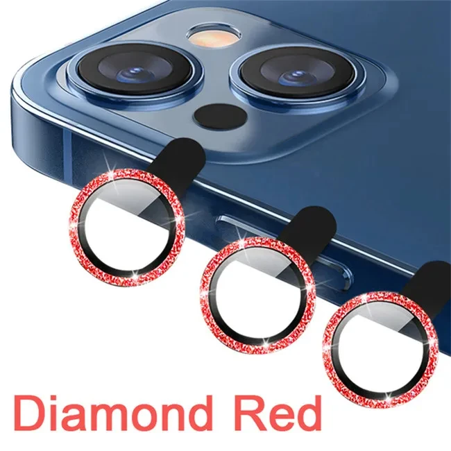 Glitter Bling Metal Camera Lens Protector Cover