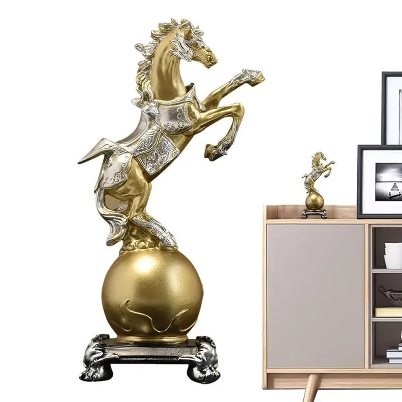 

Modern Horse Statue Figurine Home Resin Sculpture Modern Decoration creative Indoor Home modern horse ornament Tabletop Figurine
