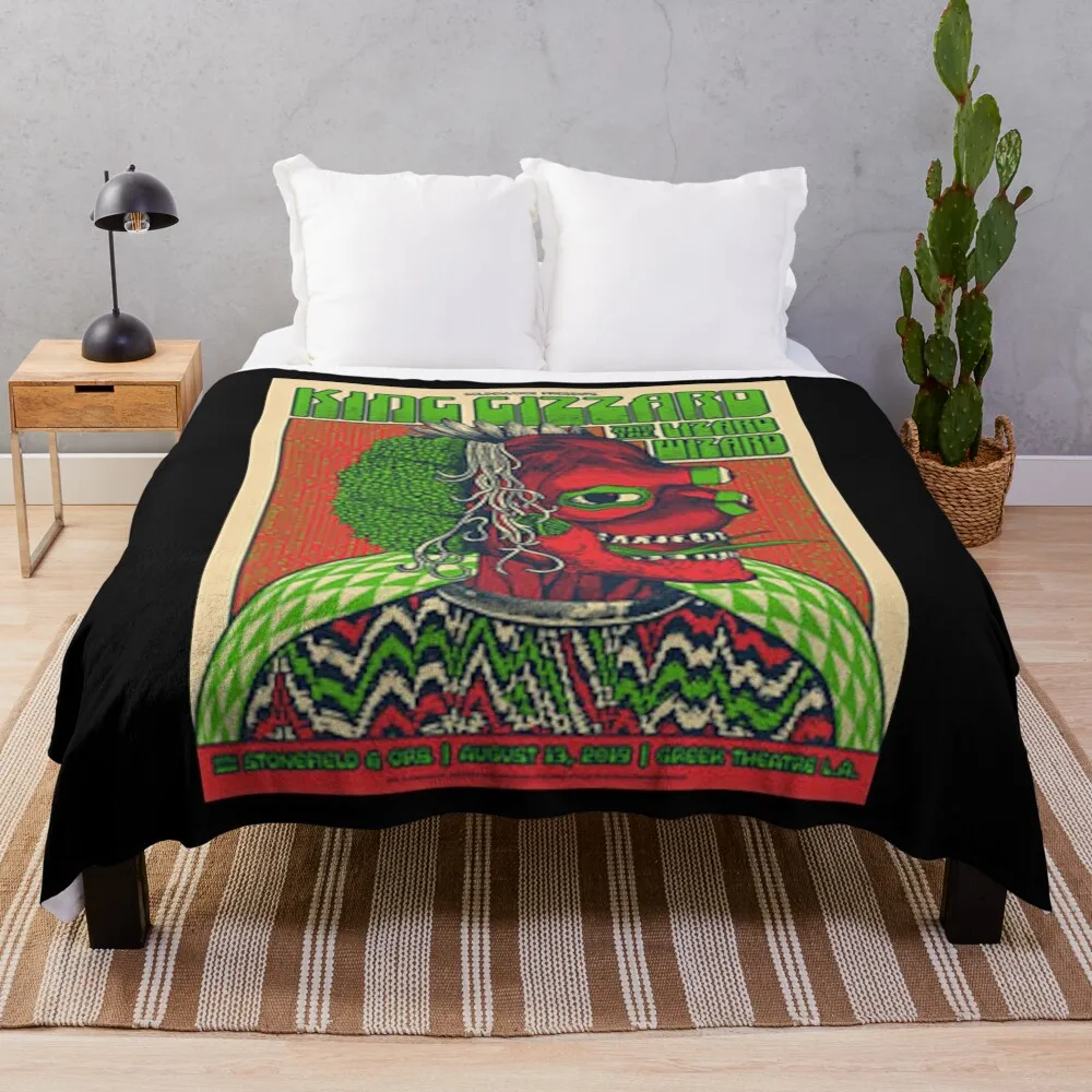 

King Gizzard And The Lizard Wizard King gizzard wizard lizard Throw Blanket Luxury Brand Polar heavy to sleep Blankets