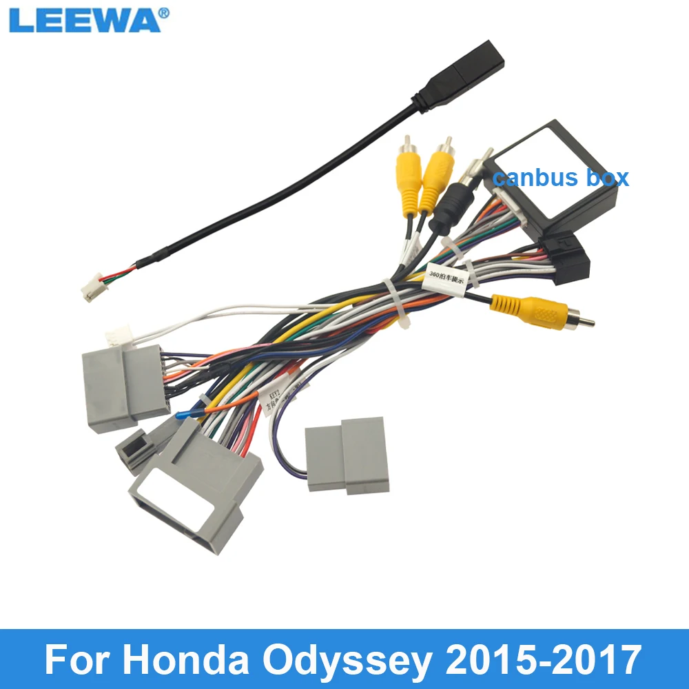 

LEEWA автомобильный 16-контактный адаптер для электропроводки для Honda Odyssey Малайзия Индонезия (15-17)