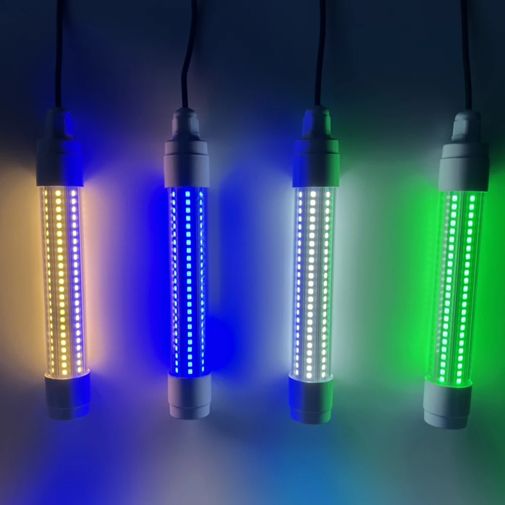 LED 수중 낚시 조명 빛나는 물고기 유인기 다기능 낚시 조명 유인제 담수 해수용 슈퍼 브라이트