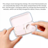 Youpin Miaomiaoce цифровой детский умный термометр, клинический термометр, высокоточный постоянный монитор, высокотемпературная сигнализация — изображение 4