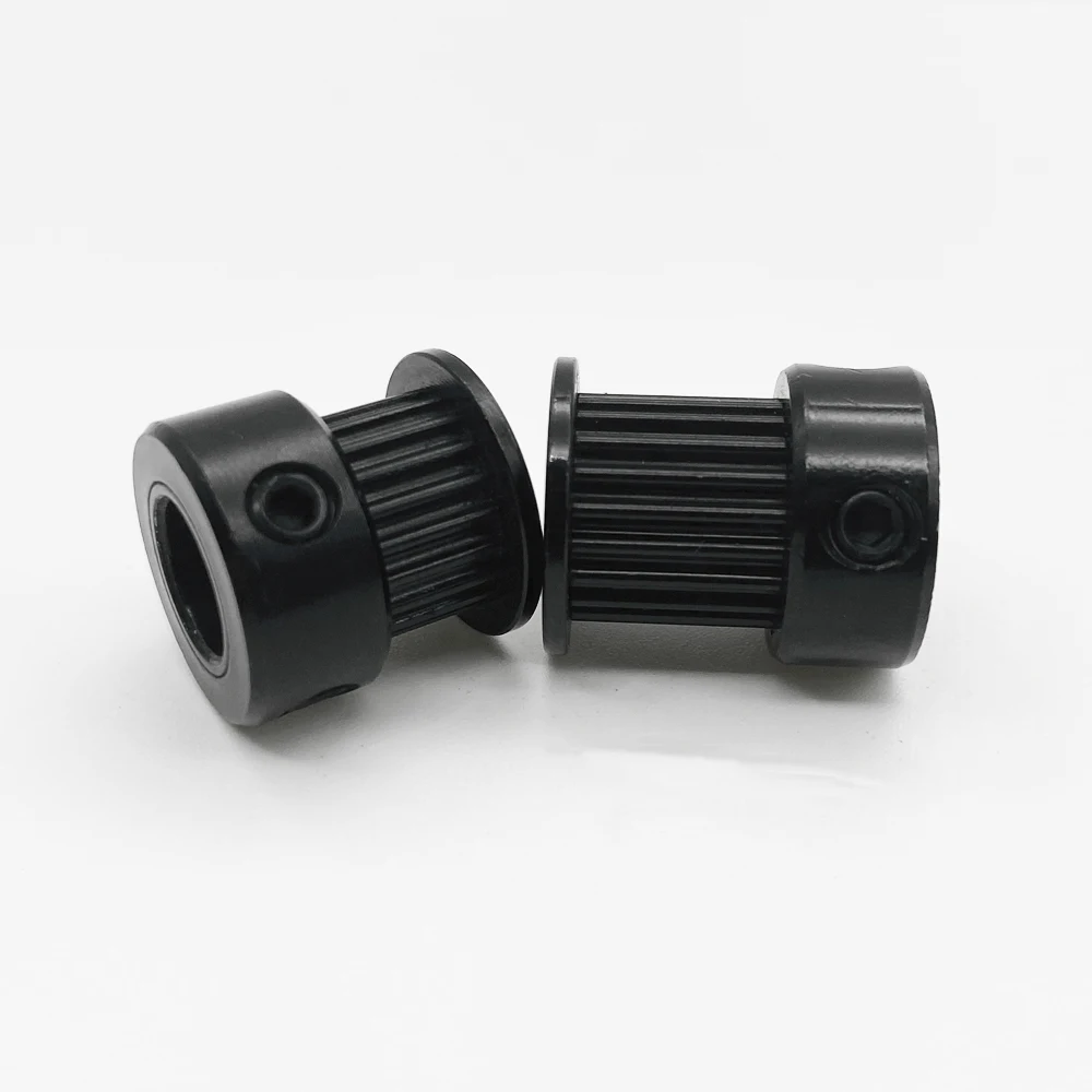 3D printer parts GT2 Timing belt pulley 2GT 20 tooth aluminum hole 3/3.17/4/5/6/6.35/8mm width 6/9/10mm 2GT round pulley 3d printer accessories timing belt pulley timing pulley belt pulley