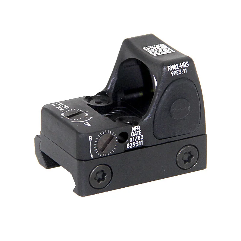 Red Dot Sight Rifle Scope Holy Warrior RM82 HRS Red Dot Sight Aluminum RMR Reflex Sights Scope Picatinny And GLOCK Mount Rifle Airsoft Hunting