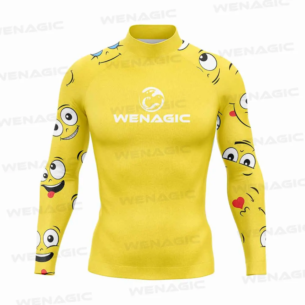 Rash Guard Wenagic Surfing Swimming Diving T-Shirts Tight Long Sleeve Men&rsquo;s UV Protection Clothing Beach Floatsuit Tops rash guard,surfing swimsuit