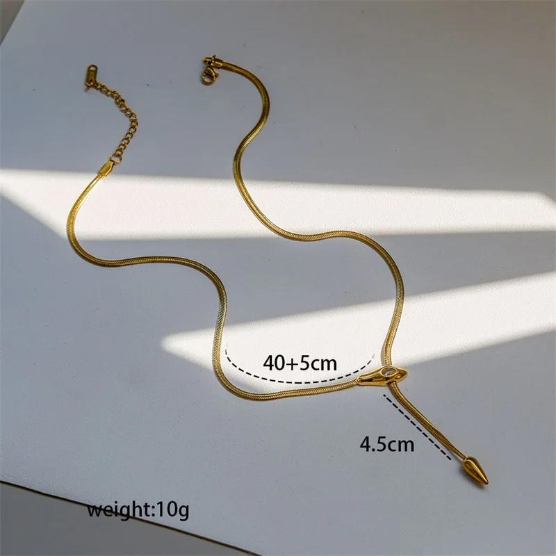 GANEMLY Snakehead Necklace close-up