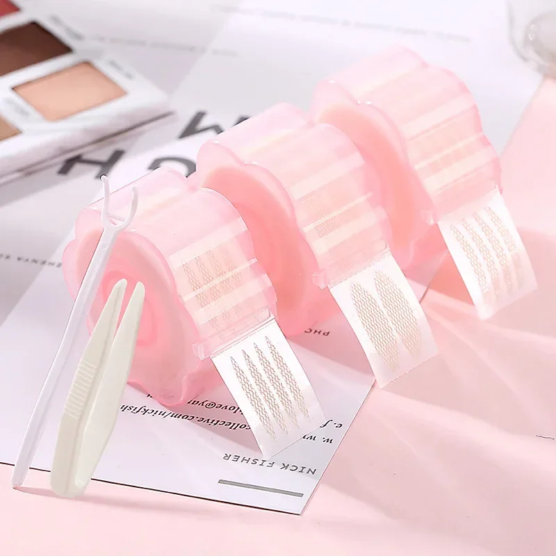 600/360Pcs Magic Big Eyes Self-adhesive Eyelid Sticker Eyelid Lift Strips Invisible Double Fold Paste Instant Upper Clear double fold eyelid tape