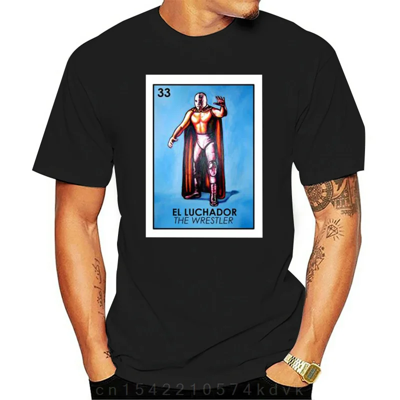 Свободная Мексиканская рубашка Playera de Lucha, мексиканские рубашки для мужчин, мультяшная футболка размера унисекс, новая модная футболка бесплатно