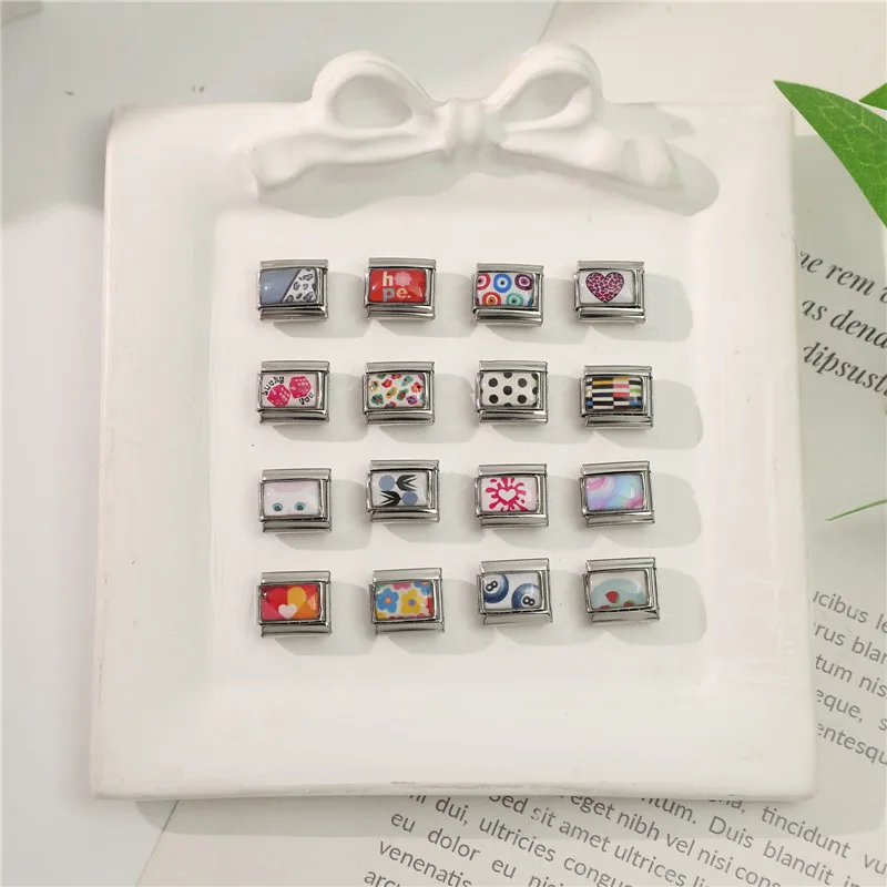 Lovely Charm Bracelet Link Stainless Steel Package Includes a pc Accessories