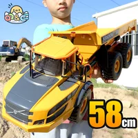 Large RC truck 1:20 Double E E591 A40G Rc Dumper Alloy Cars Trucks Remote Control Car Tractor Articulated Dump Engineering Car 1