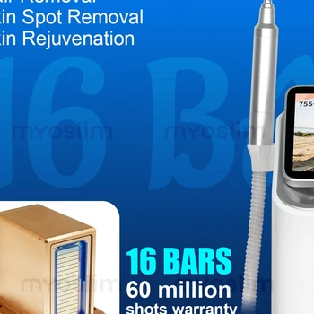 5000W 2-in-1 Diode Laser Hair Removal & Picosecond Laser, 10 or16 Laser Bars, Dual Cooling System, LED LCD, Four Wavelengths CE 1