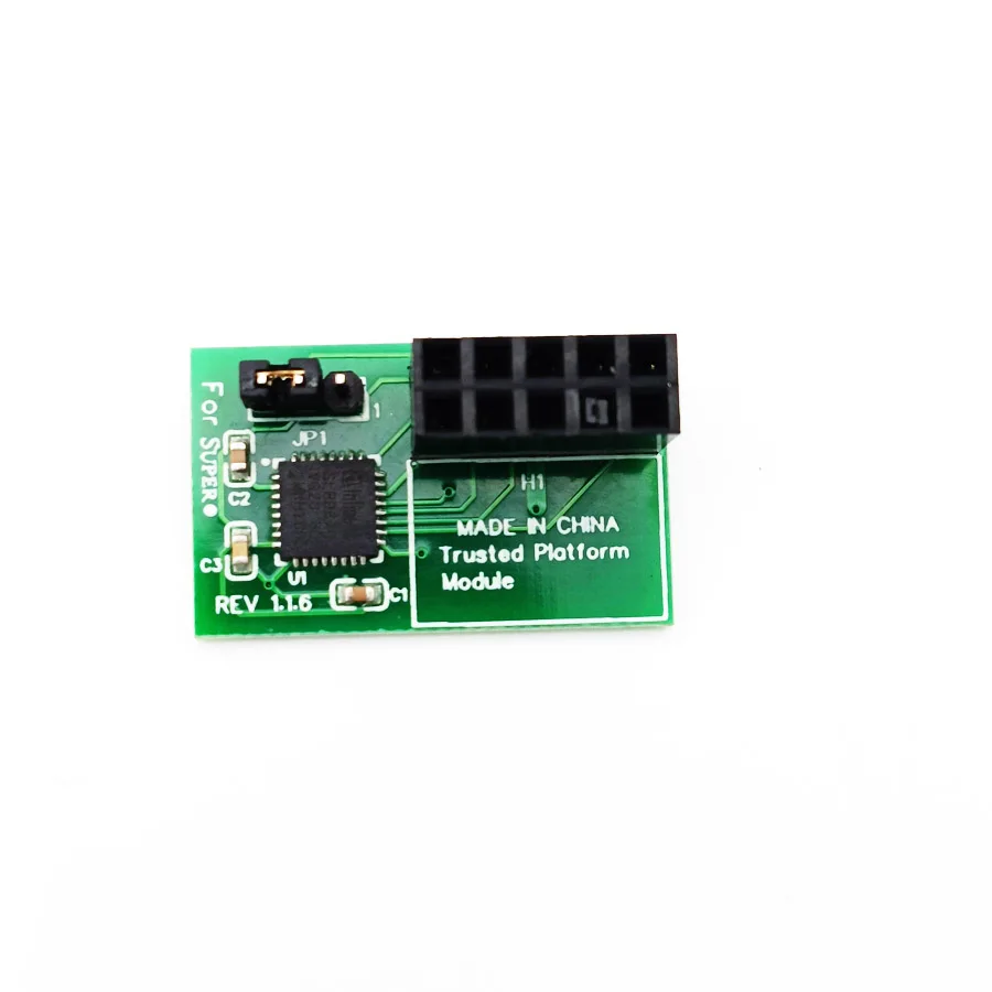 10pin SPI TPM 2.0 Modul Bizalmas barát Plató számára supermicro AOM-TPM-9670H