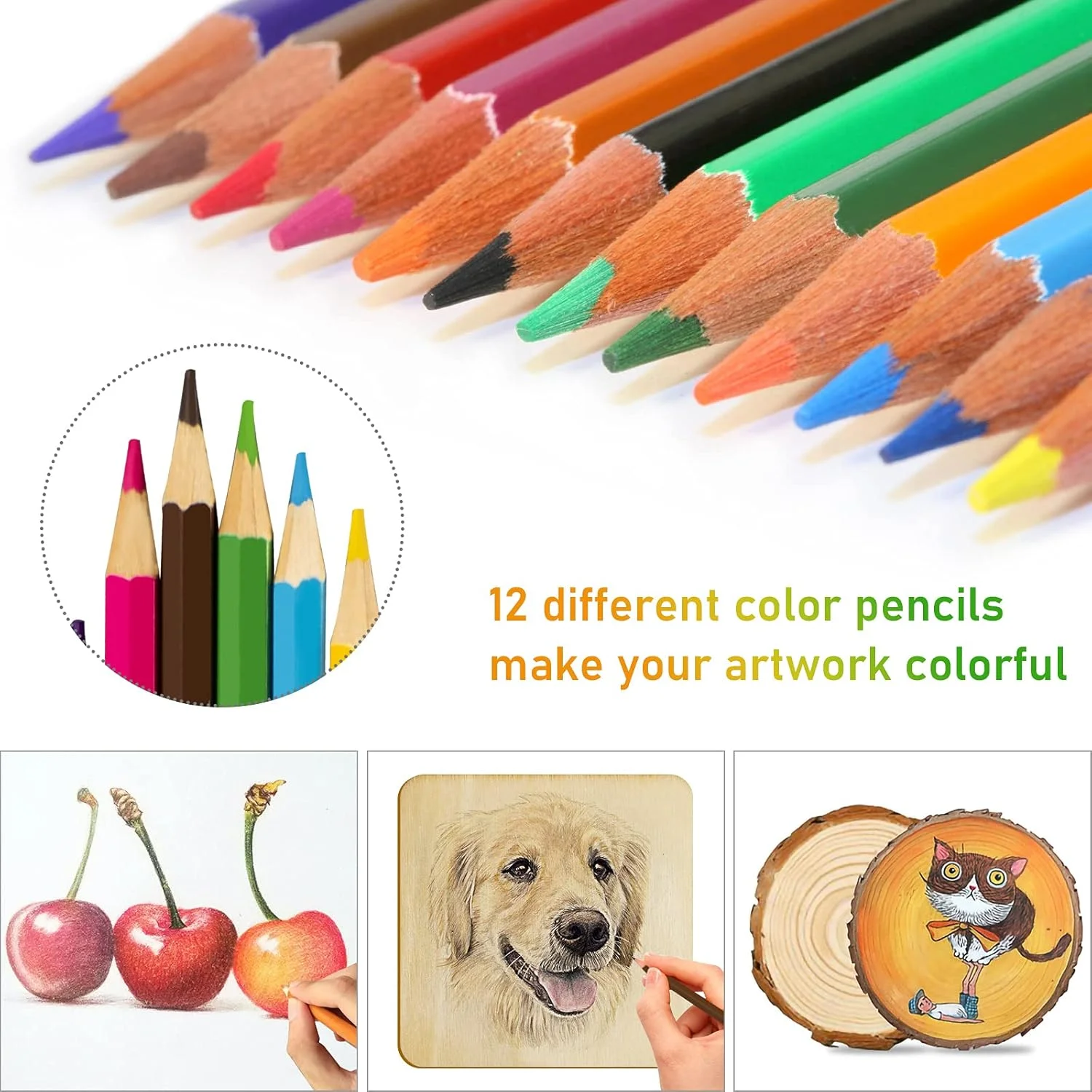 Wood Burning Kit 120pcs DIY Creative Tools Wood Burner Soldering Pen for Embossing/Carving/Soldering & Pyrography