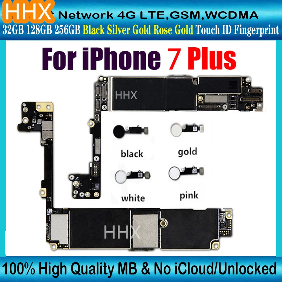For iPhone 7 Plus Motherboard 32gb/128gb/256gb Logic Board With Touch