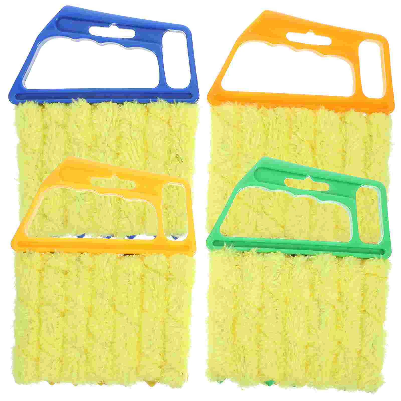 

4 Pcs Air Conditioning Cleaning Brush Car Outlet Blinds Duster for Window Cleaner Furniture Protector Plastic Tool