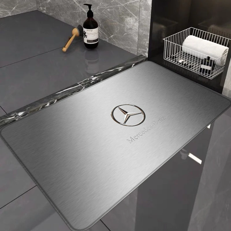 

Floor Mat Bathroom Carpet Mercedes-Benz Custom Room Rugs Home Rug For Bedroom Mats Entrance Doormat Carpets Bath Foot Kitchen