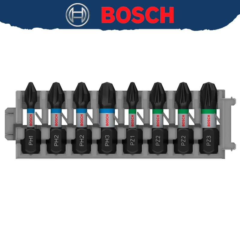 BOSCH PRO Control Screwdriver Bit Set PH1-PZ3 S2 Modified Steel High Hardness Power Tool Attachments
