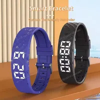 2026 New LED Digital Smart Bracelet Monitor Vibration Alarm Wristband Smart Bracelet Waterproof Smartband for Student Smart Band