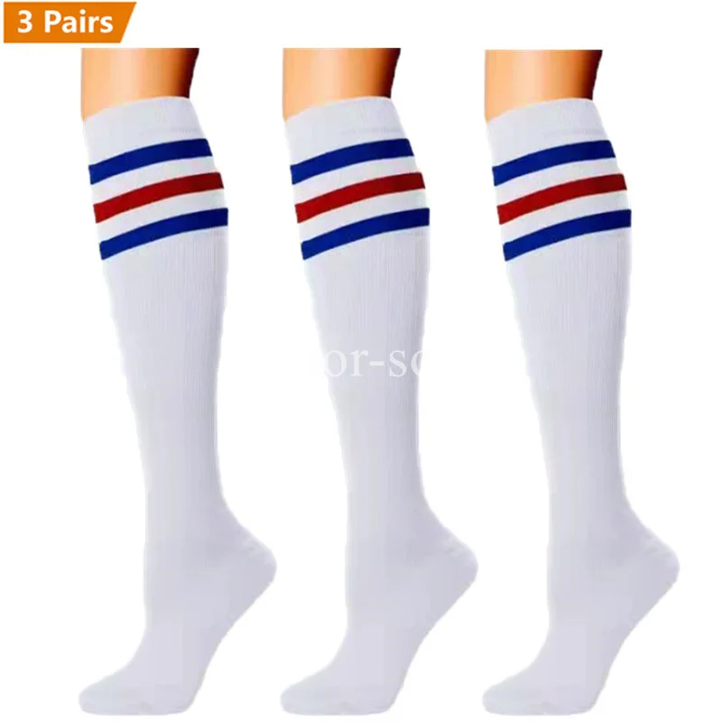 Compression Socks Running Men Women Stockings Sports Anti-Fatigue Compression Socks Sports Bulk 3 Pairs Lot Pack