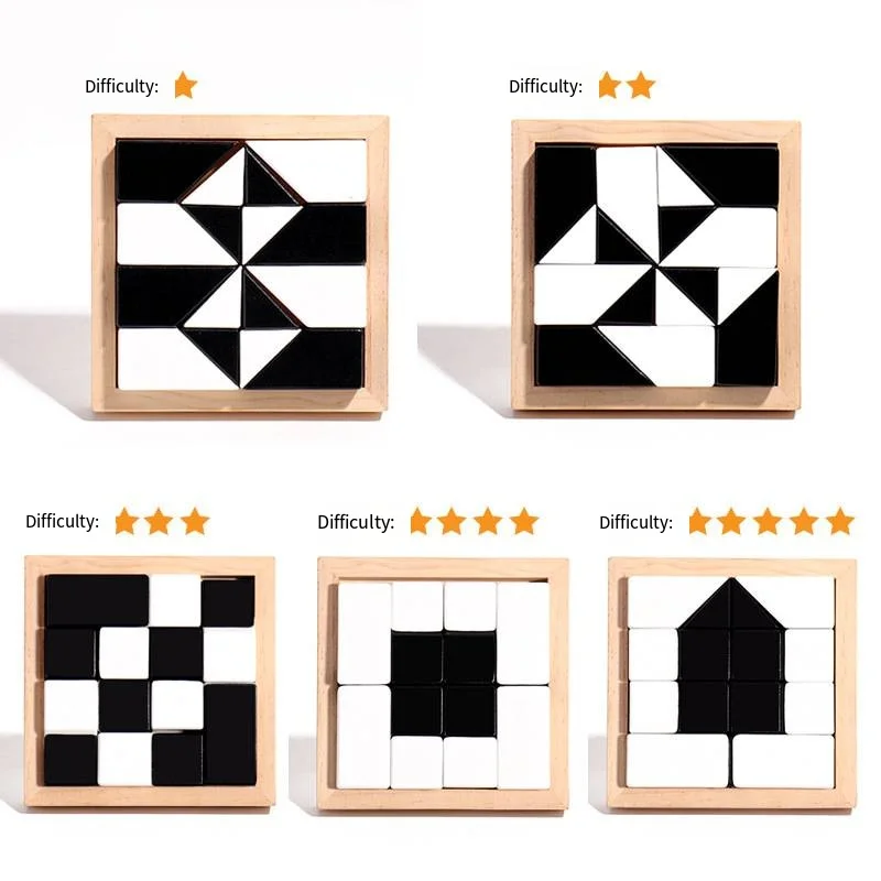 Board game Puzzle Hidden Building Blocks Toys Cultivate Children's Spatial Thinking Imagination Ability Parent-Child Interact 3