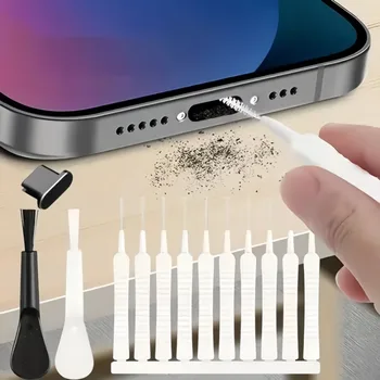 Kit di Pulizia per Altoparlanti di Telefoni Cellulari con Tappo Antipolvere Adatto per la Pulizia Universale di Altoparlanti e Porte di Ricarica