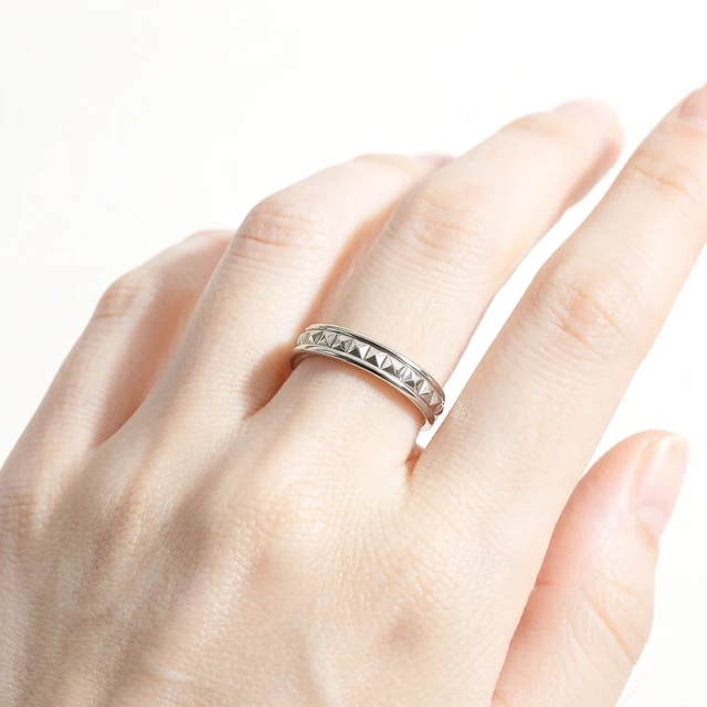 Bague de mariage à clous, bijoux fins de Style européen pour femmes et hommes, cadeau Punk en argent Sterling 925