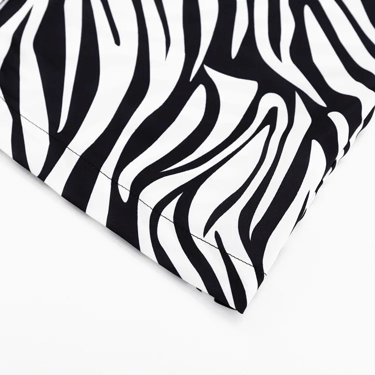 Women Two Piece Sets Outfits Zebra Printed Loose Shirt Tops And High Waist Shorts Set 2025 Casual Streetwear Summer New