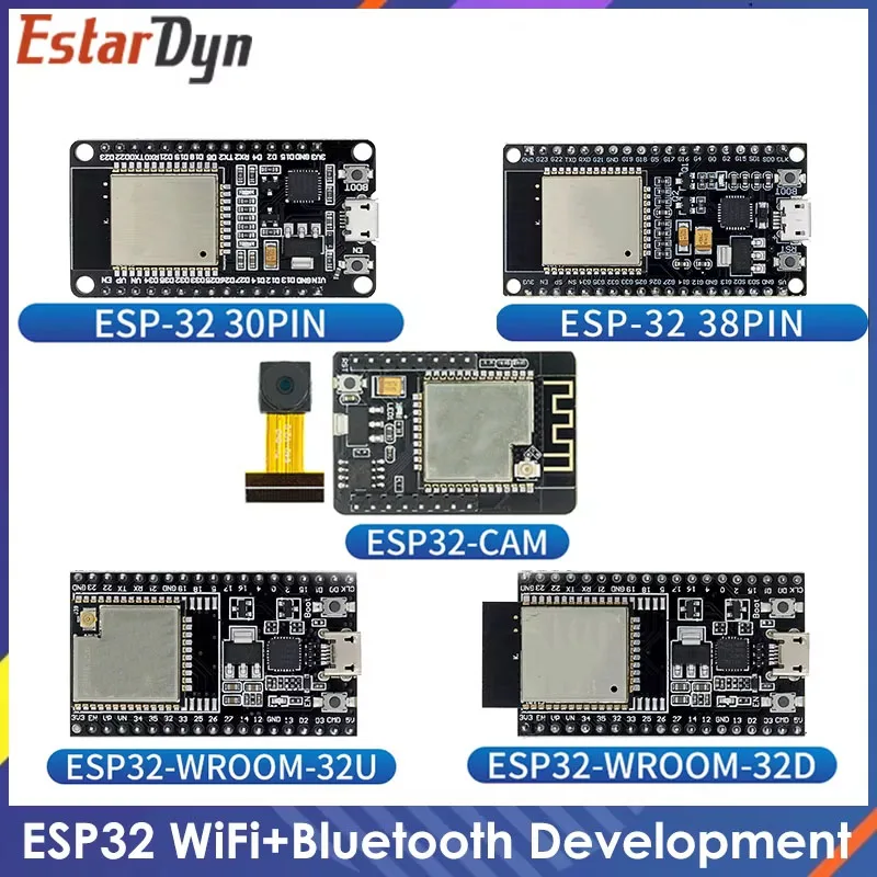 รูปสินค้า บอร์ดพัฒนา ESP32 ไวไฟ บลูทูธ Low Power Dual Core ESP32-CAM