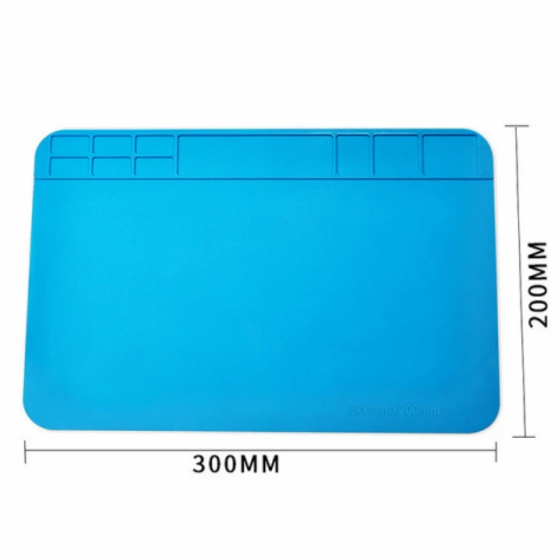 Antistatic ESD Soldering Mat for Bga Rework Station Large Ipad Repair Heat Insulation Mat Pad Small Silicon Mat Thick Soldering images - 6