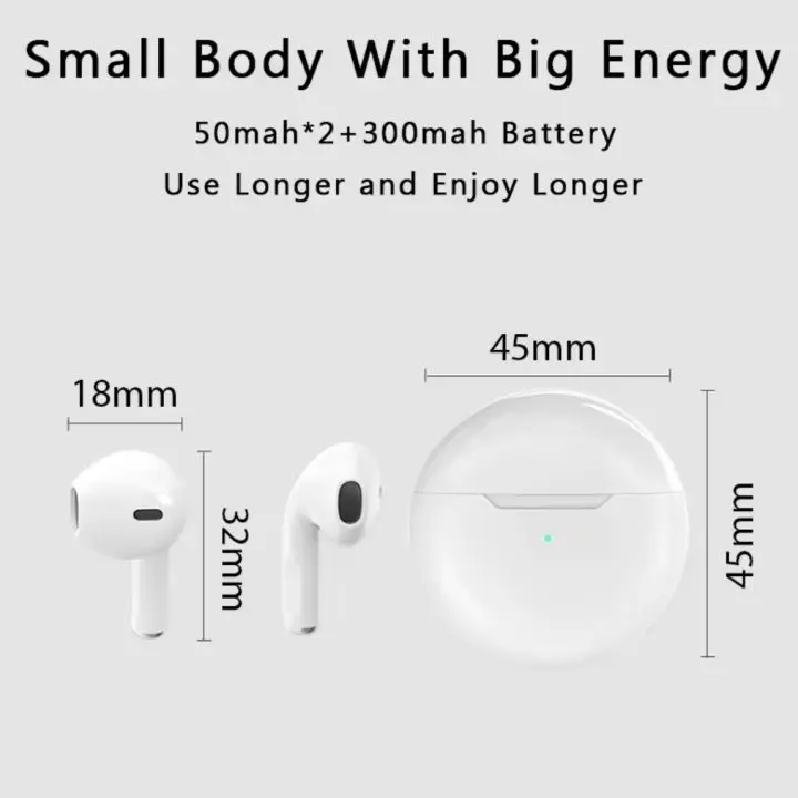 Фото Bluetooth-гарнитура Apollo J6, обновленная, графеновая диафрагма, чистый голос, двойной микрофон, стерео 9D, чистая литиевая батарея №4