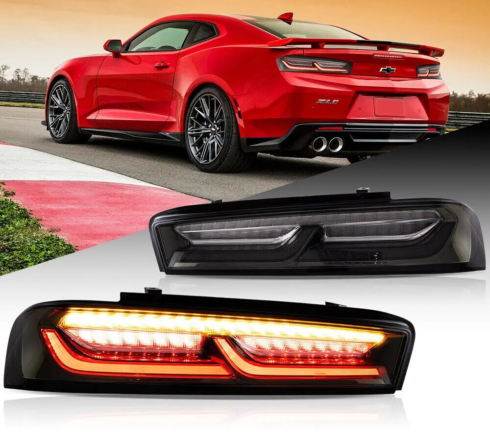 

LED Taillight assembly for 2015 2016 2017 Chevrolet Camaro Accessories Tail Lights Lamp Rear LED Light Taillights brake light