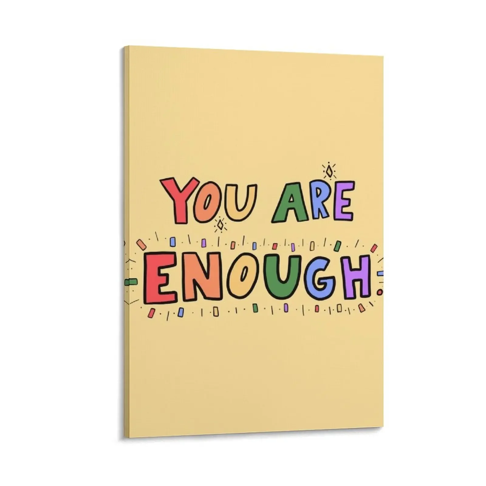 

You Are Enough Canvas Painting posters Decorative picture poster mural