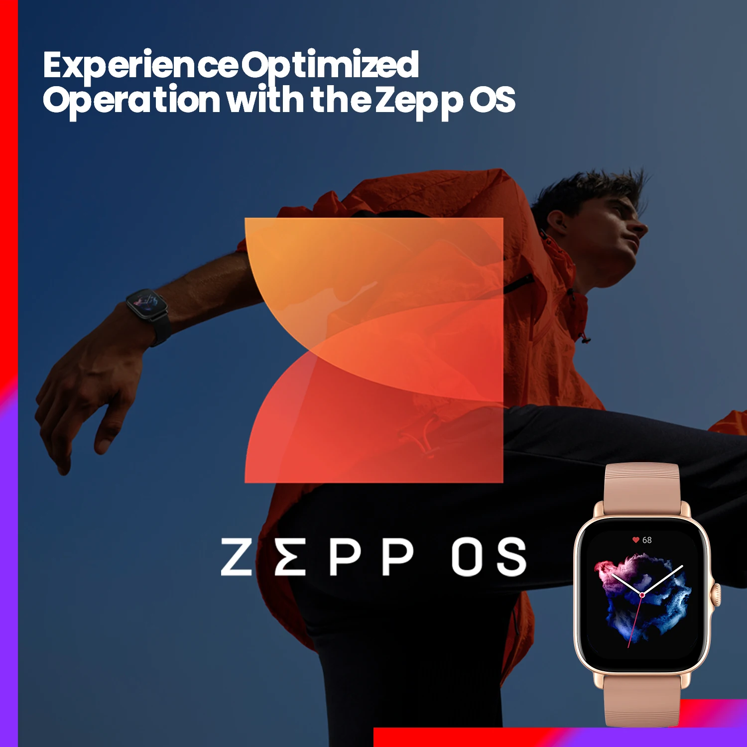 ο Amazfit GTS 3 GTS3 GTS-3 Ʈ ġ Zepp OS HD AMOLED ÷ 1.75 ġ 341 PPI 100 + ð