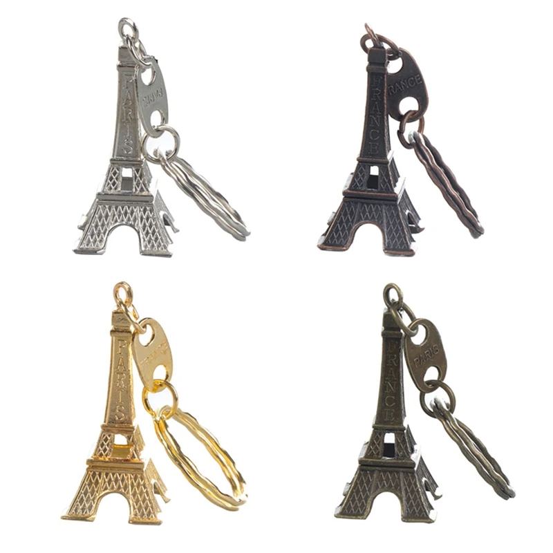 Fashion Paris Eiffel Tower Shape Keychain Novelty Gadget Trinket Souvenir Christmas Gift Keychain Drop Shipping