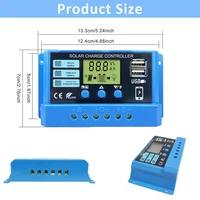 24h expédition 10A 20A 30A contrôleur de Charge solaire 12V 24V panneau solaire contrôleur PV 50VDC pour batterie au Lithium plomb Lifepo4 4