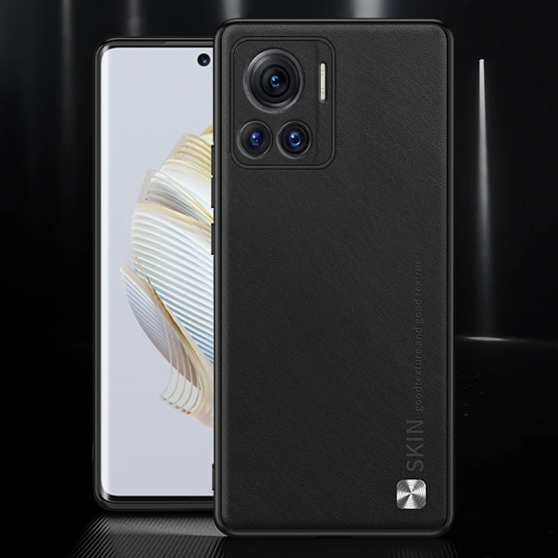 Grezns PU ādas telefona maciņš Motorola Moto S30 X30 Pro Edge S30 X30 G200 5G telefonam, matēts silikona vāciņš ar pilnu aizsardzību_voghion.com