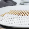 1PC200 Cotton Swabs Bamboo Sticks Kraft Paper Box Cotton Swabs Ear Hollowing Disposable Cotton Swabs 1