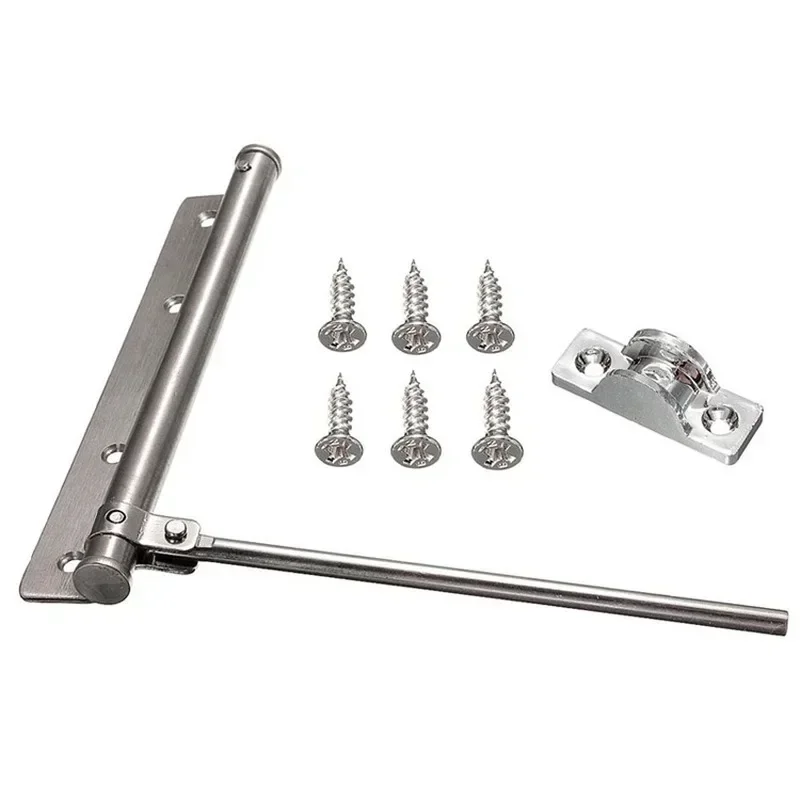 Adjustable Door Closer Aluminum Alloy Automatic Spring Soft Close Fire-proof Heavy Duty Hardware WF