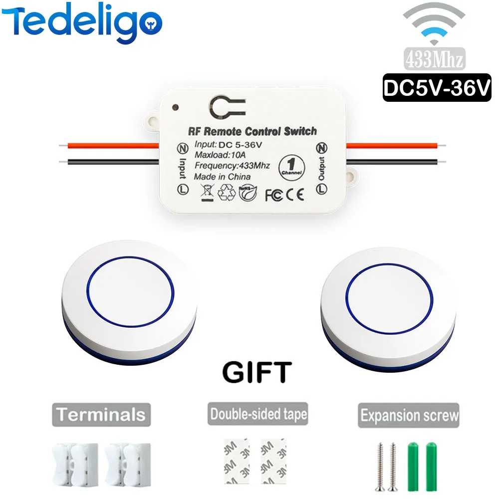 Interruttore Luce Wireless 2 Vie | Pulsante Bianco | Controllo Remoto Senza Fili - Foto 8