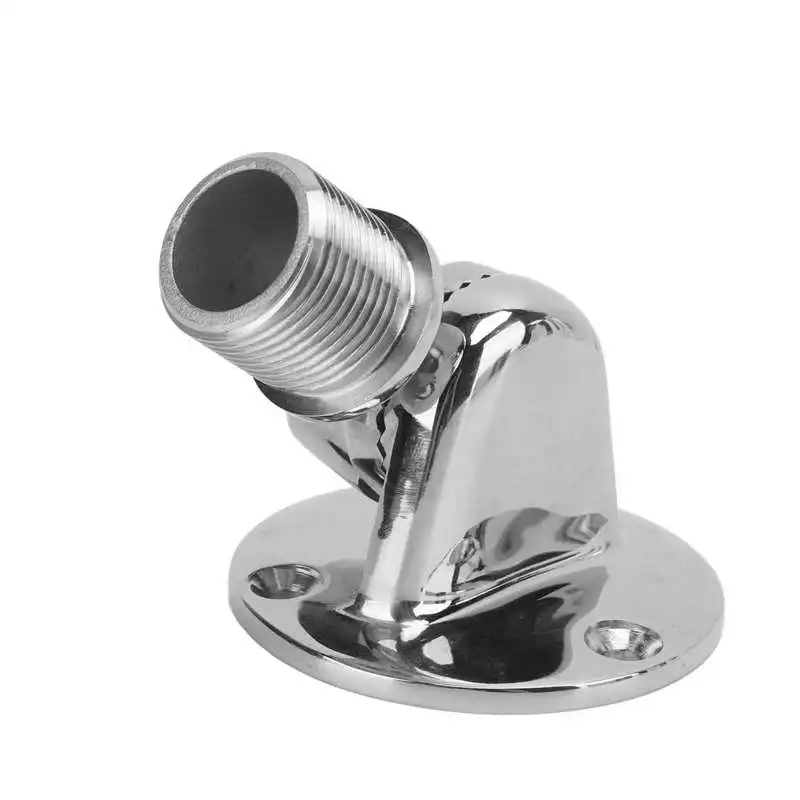 Marine Antenna Mount 25mm/1.0in Threaded 316 Stainless Steel Polishing